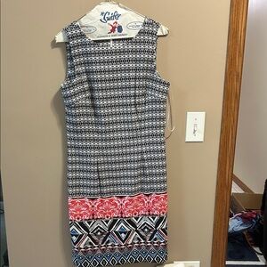 Mario Serrani Black and white Patterned Dress